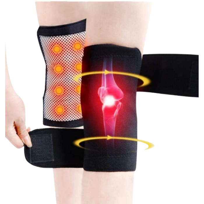 Joelheira de Suporte com Terapia Magnética e Turmalina
