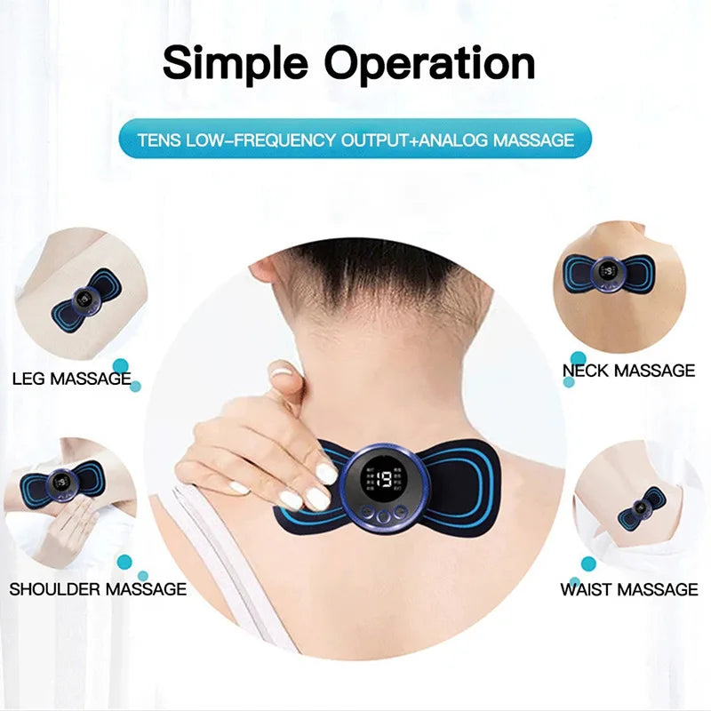 Massageador Elétrico Muscular - Relaxamento Imediato