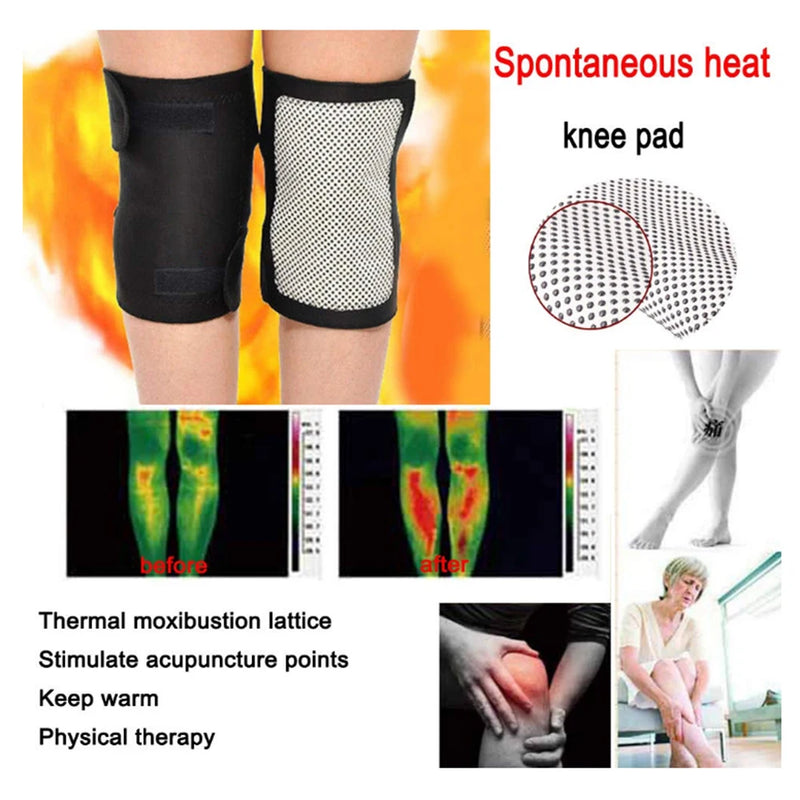 Joelheira de Suporte com Terapia Magnética e Turmalina