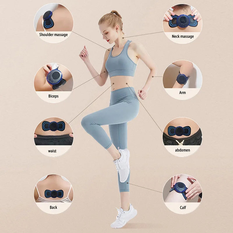 Massageador Elétrico Muscular - Relaxamento Imediato