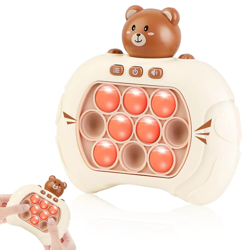 Brinquedo Eletrônico Pop-Push de Pressão para Crianças